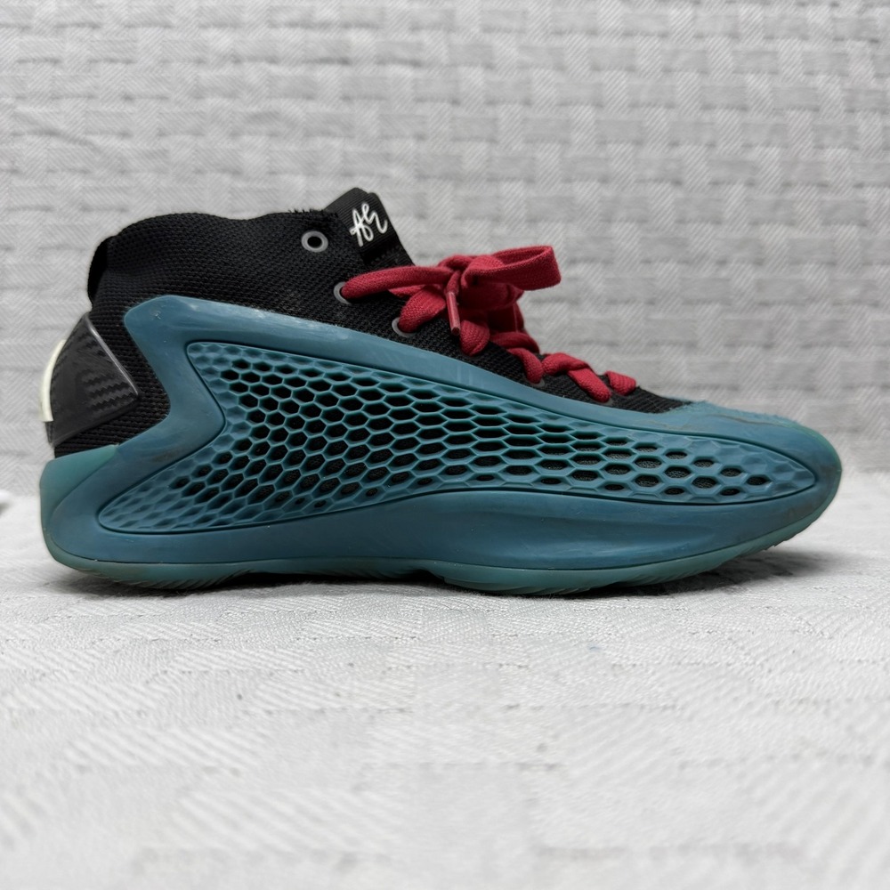 Adidas AE 1 New Wave Shoes‎ GS Kids Size 5 Blue Mid Top Basketball